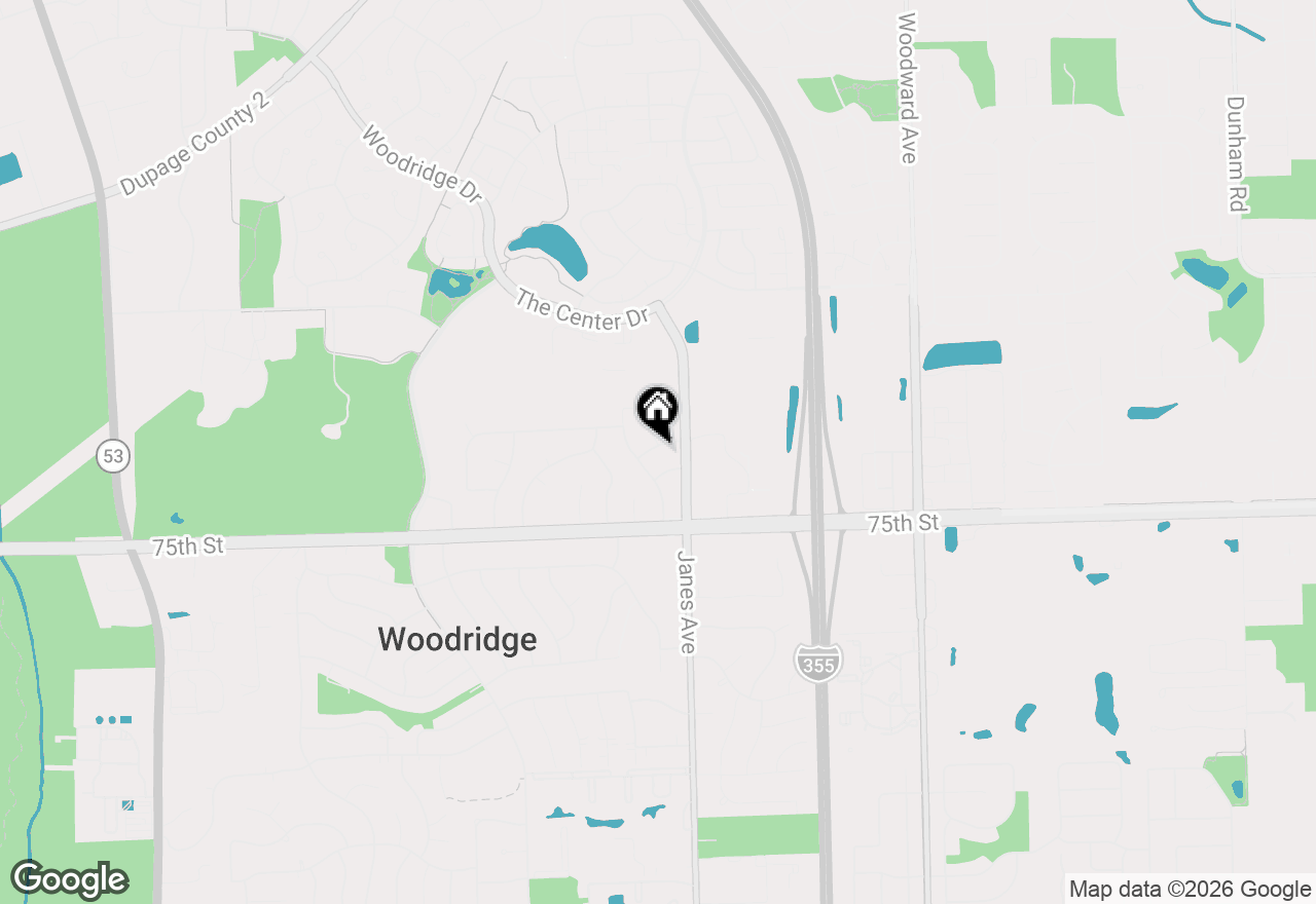 Map of 2413 Sioux Avenue, Woodridge, IL 60517