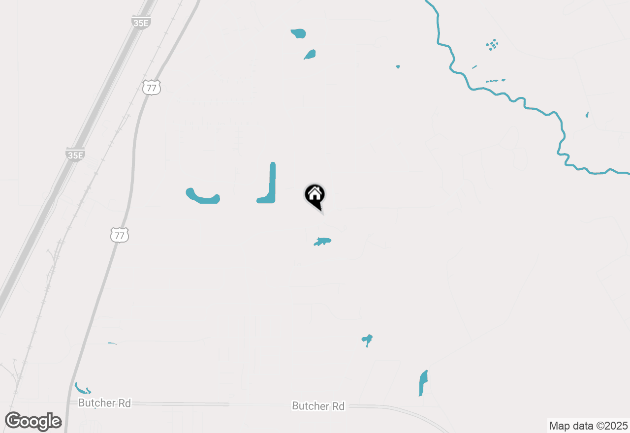 Map of 485 Becky Lane, Waxahachie, TX 75165