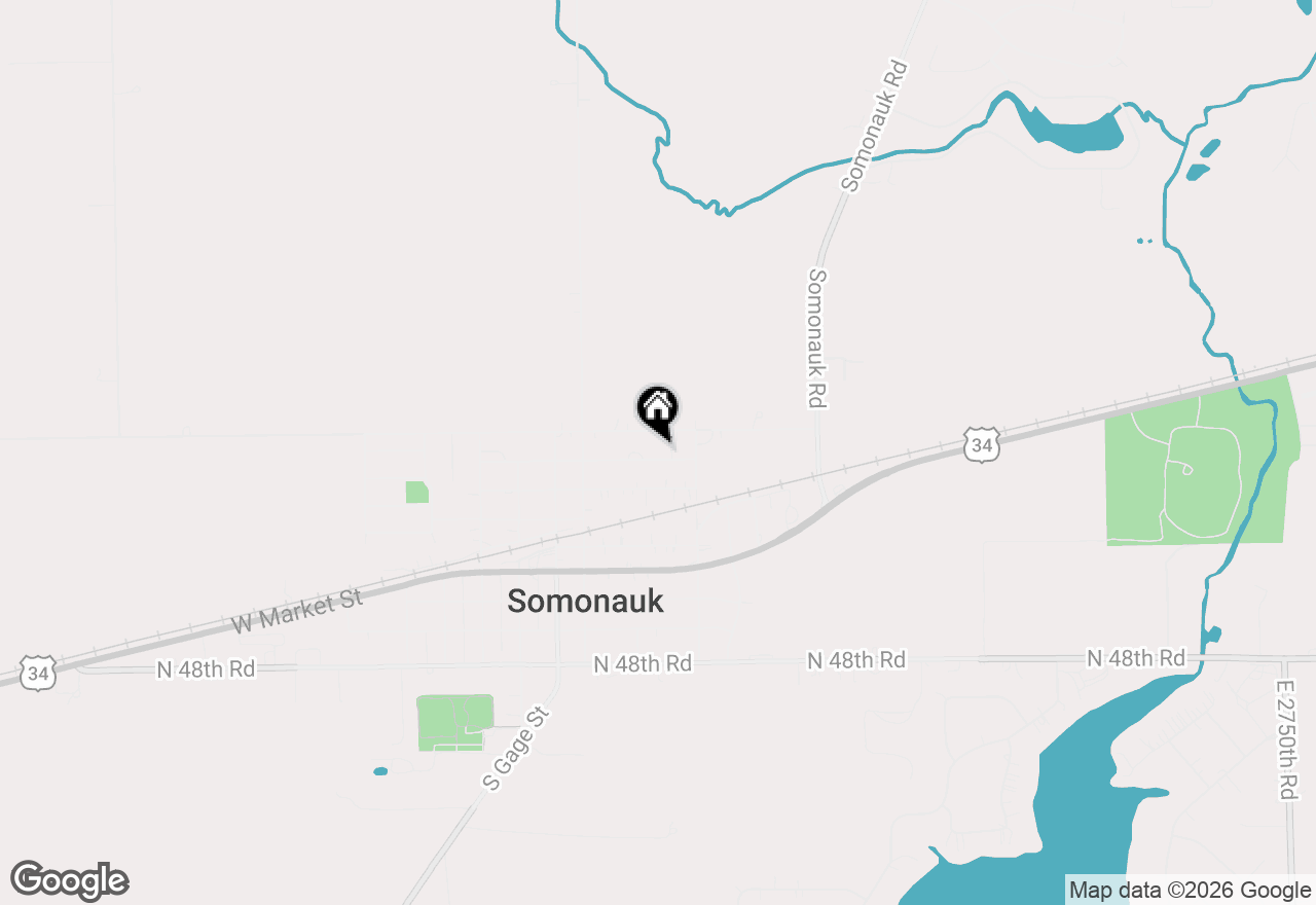 Map of 356 E Ann Street, Somonauk, IL 60552