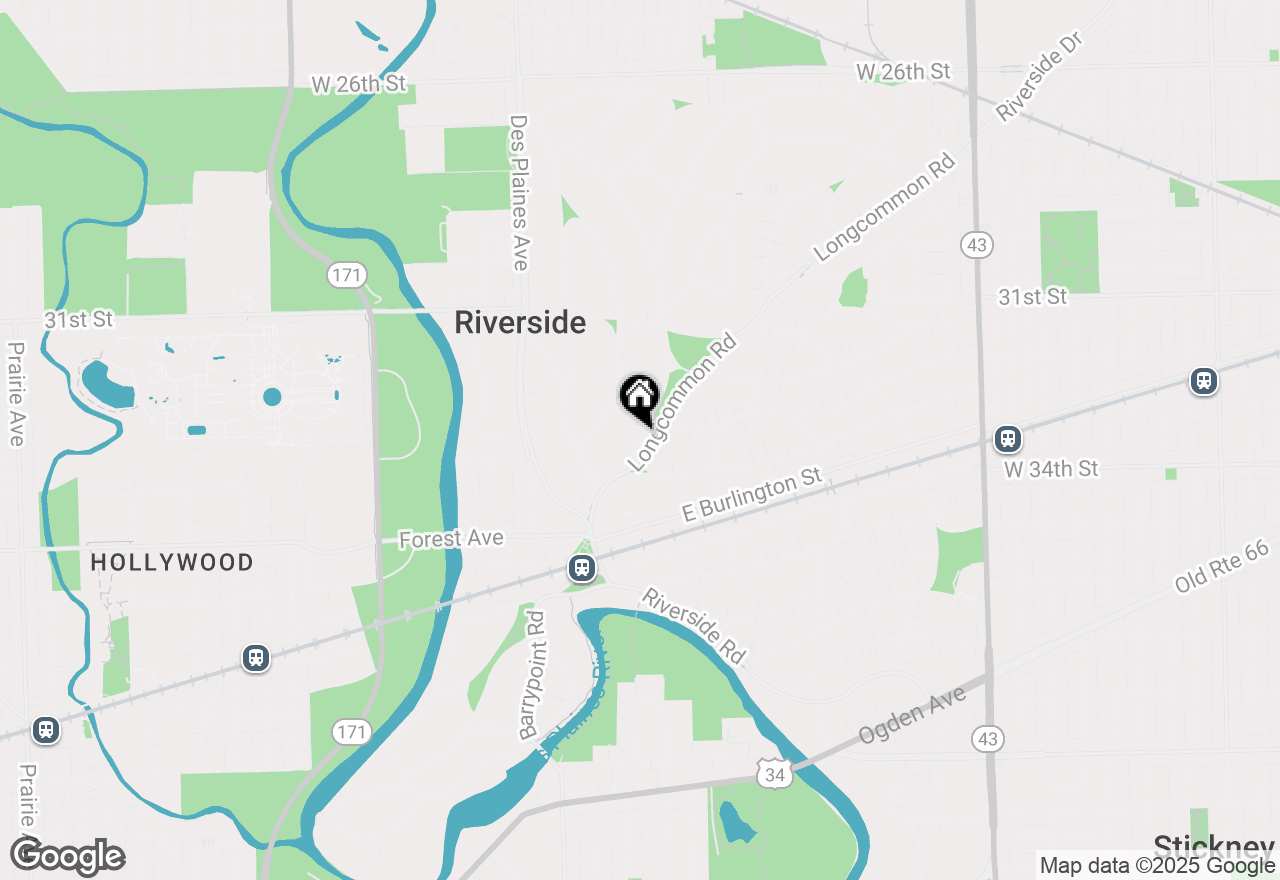Map of 98 Nuttall Road, Riverside, IL 60546