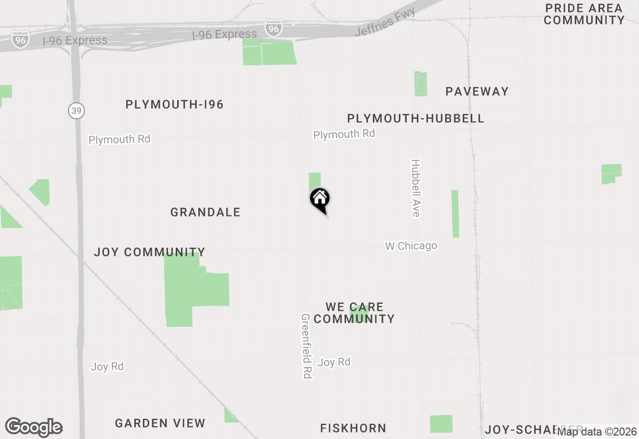 Map of 9624 Prest Street, Detroit, MI 48227