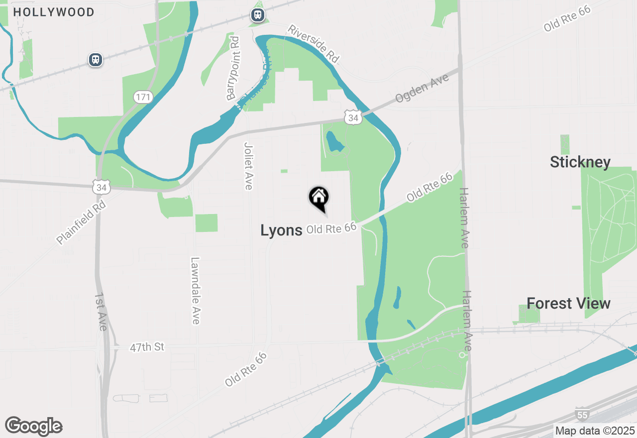 Map of 4235 Gage Avenue, Lyons, IL 60534