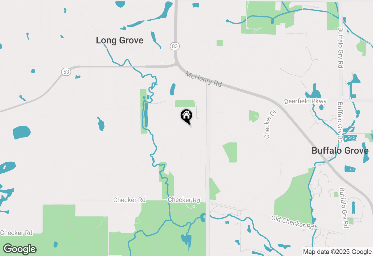 Map of 887 Saybrook Lane, Buffalo Grove, IL 60089