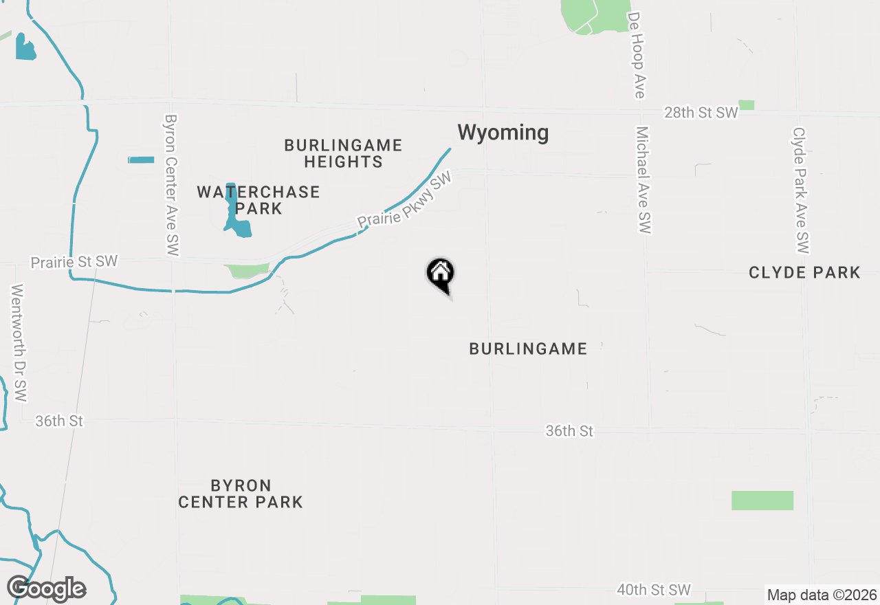 Map of 1716 Royal Oak Street Sw, Wyoming, MI 49519