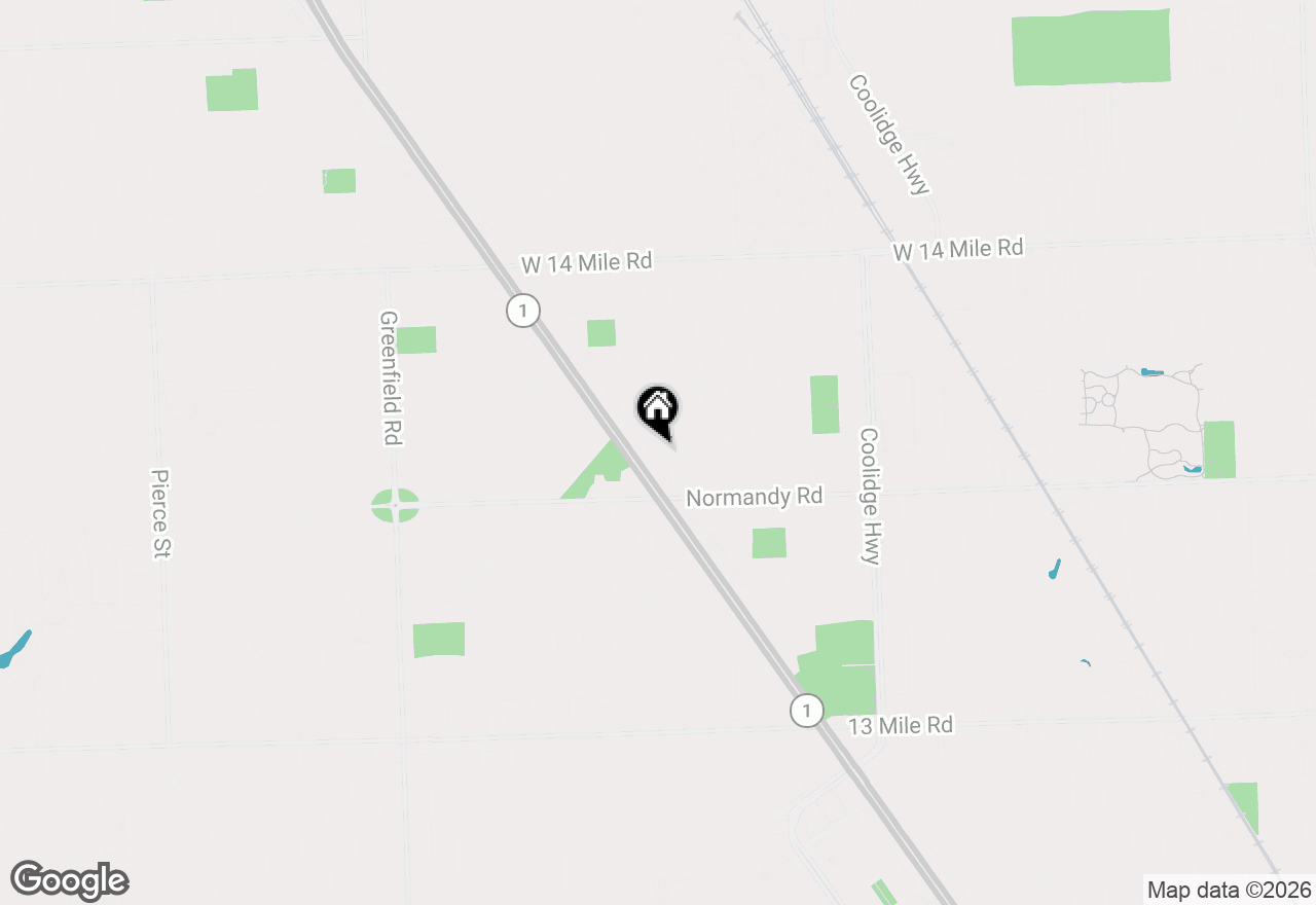 Map of 4217 Cooper Avenue, Royal Oak, MI 48073