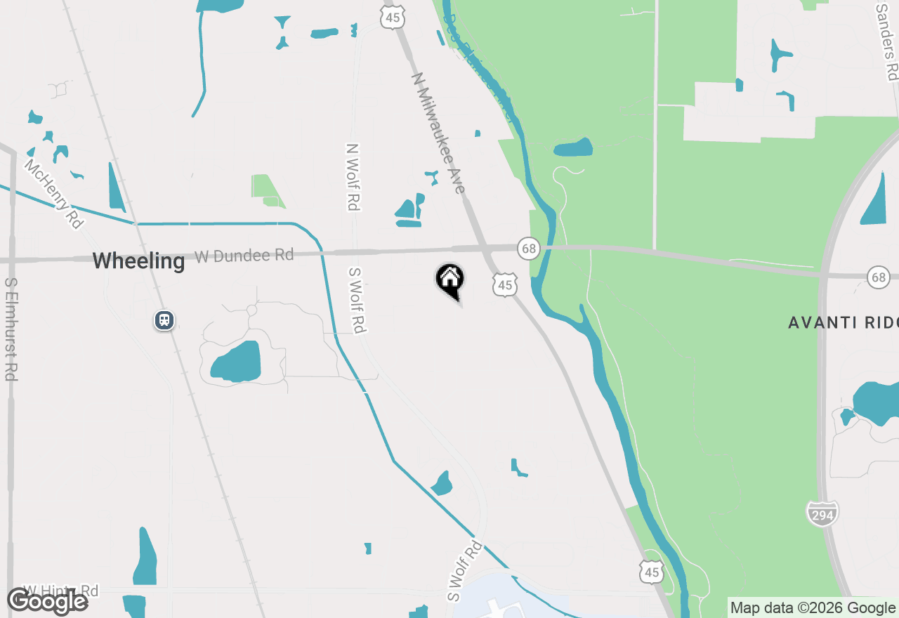 Map of 156 Wille Avenue, Wheeling, IL 60090