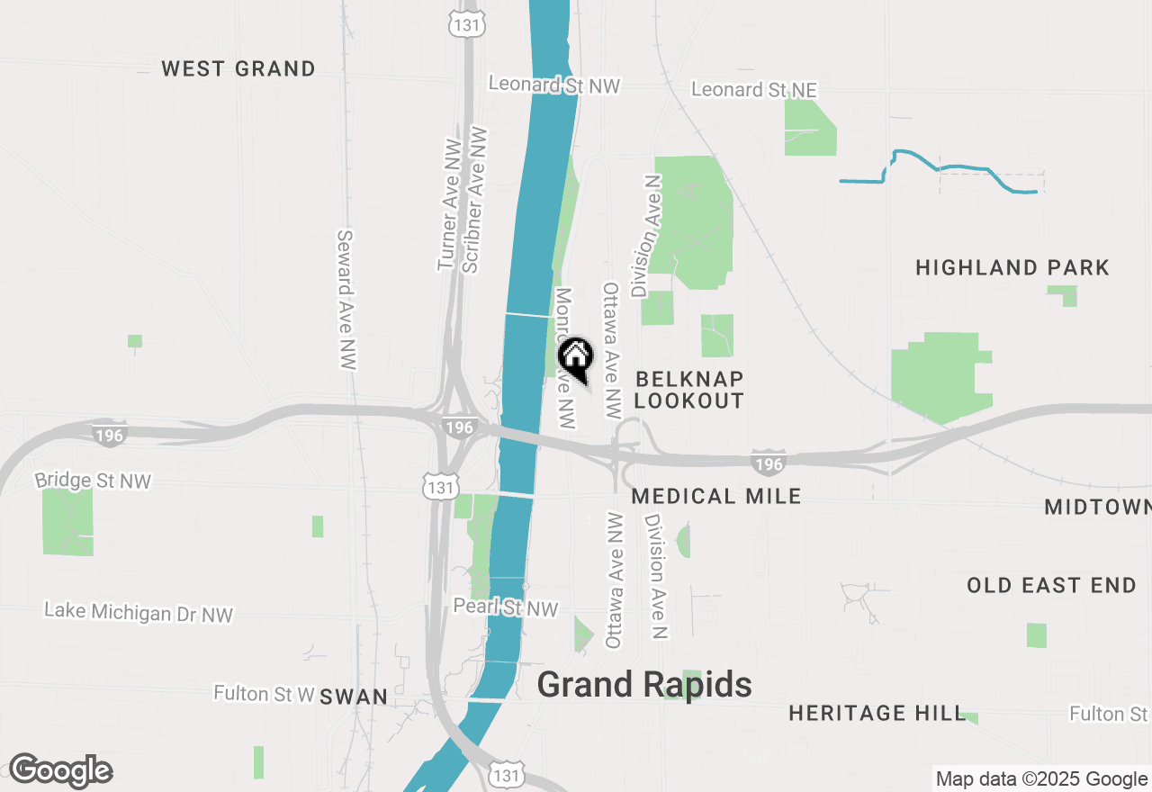 Map of 600 Monroe Avenue Nw #410, Grand Rapids, MI 49503