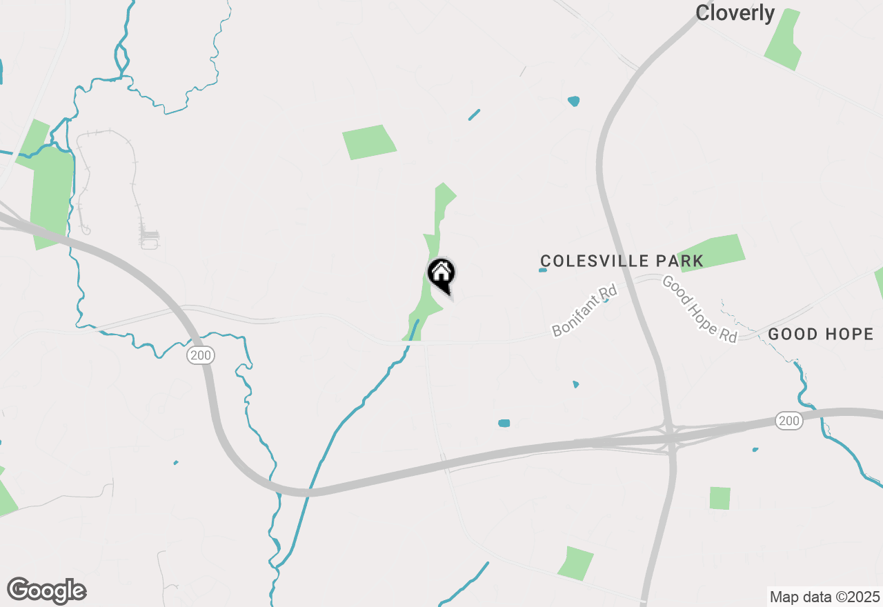 Map of 14608 Woonsockett Drive, Silver Spring, MD 20905