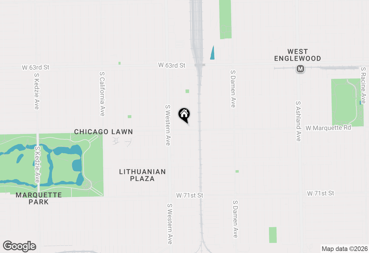 Map of 6648 S Oakley Avenue, Chicago, IL 60636