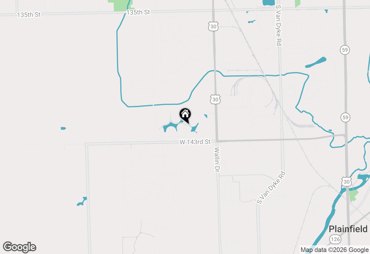 Map of 25002 Chalk Hill Circle, Plainfield, IL 60544