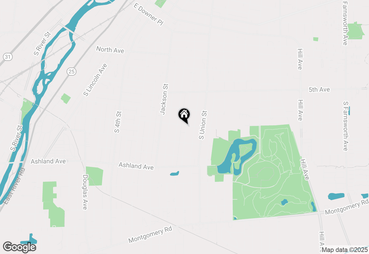 Map of 703 S Spencer Street, Aurora, IL 60505