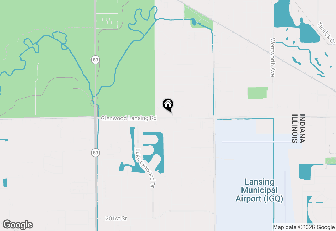 Map of 2847 194th Street, Lansing, IL 60438