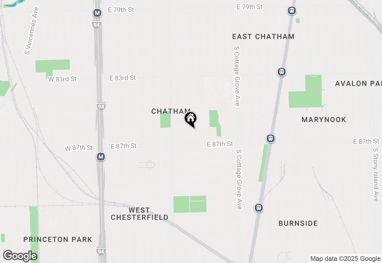 Map of 8610 S Rhodes Avenue, Chicago, IL 60619