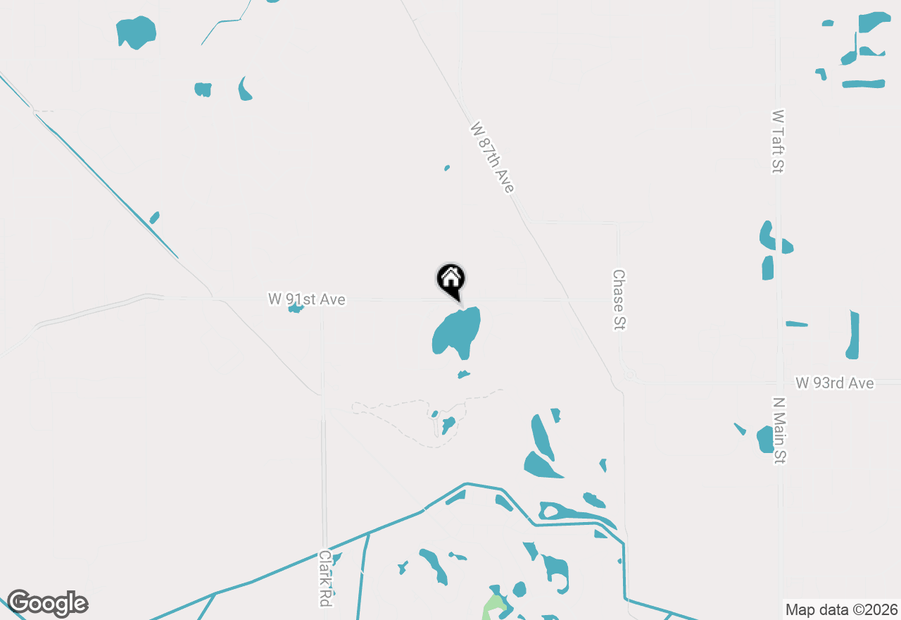Map of 9103 Wright Street, Merrillville, IN 46410