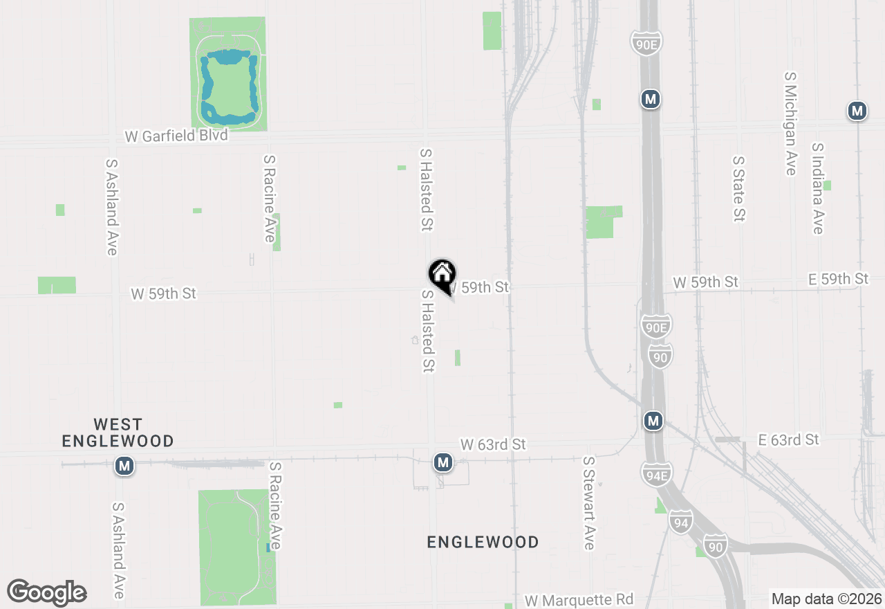 Map of 5922 S Emerald Avenue, Chicago, IL 60621