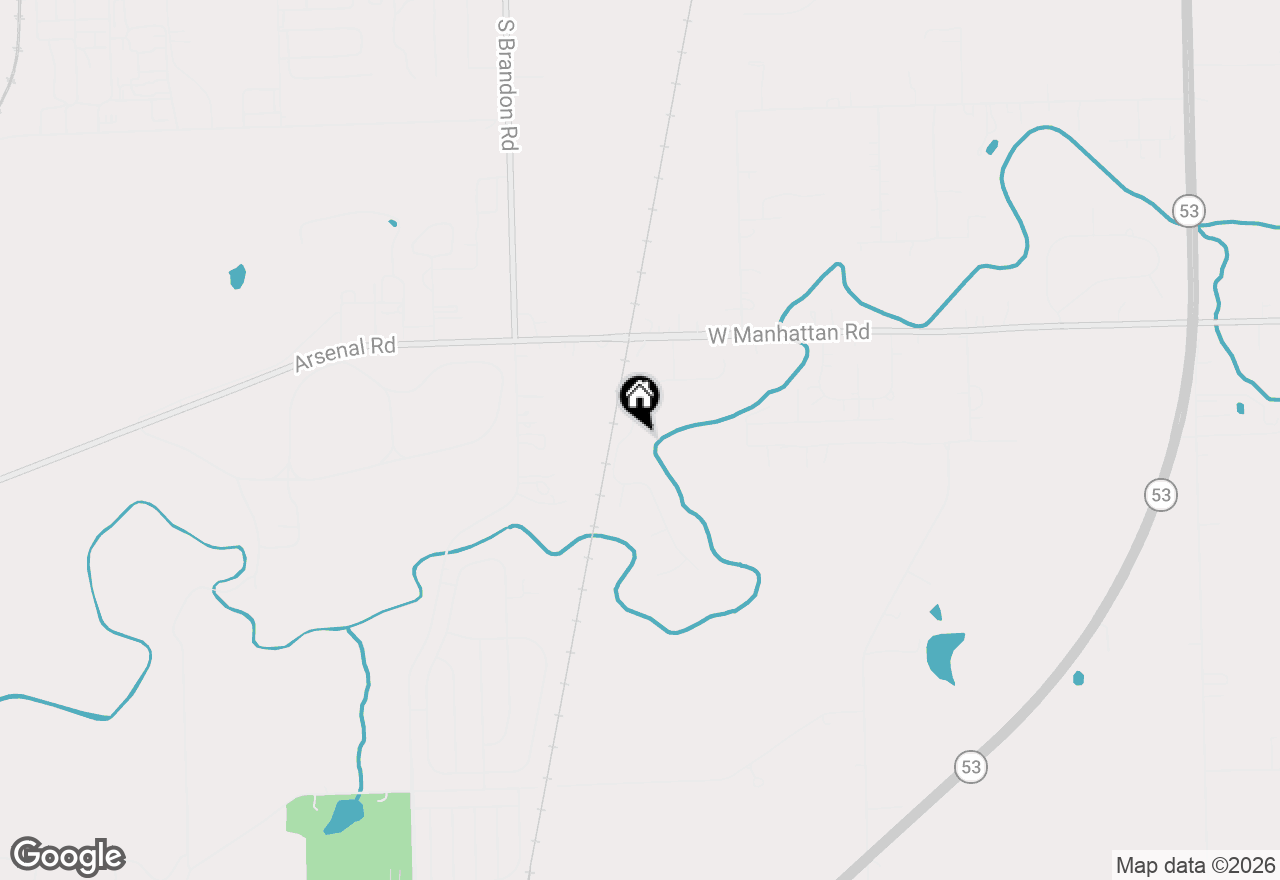 Map of 21253 S Wooded Cove Drive, Elwood, IL 60421