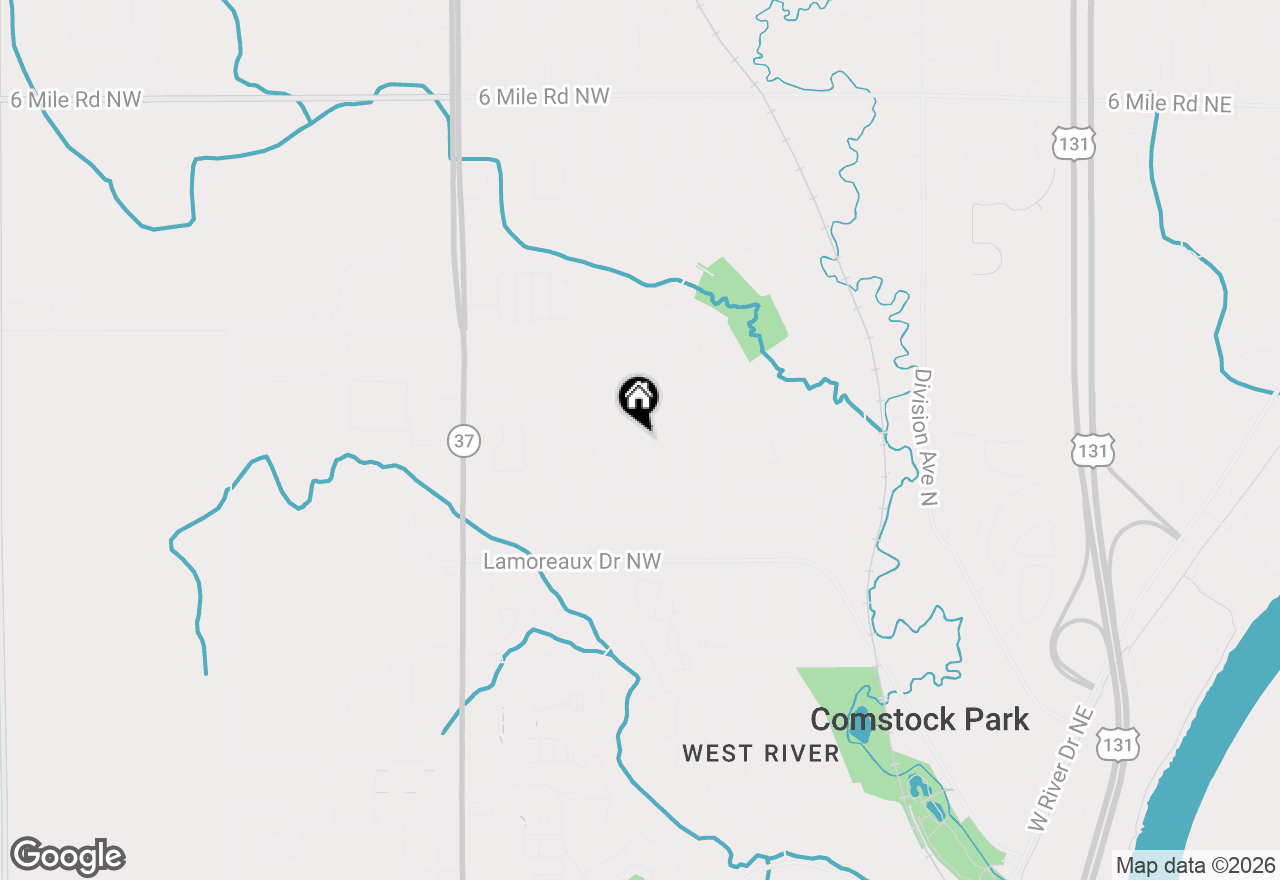 Map of 4619 Meryton Avenue Nw, Comstock Park, MI 49321