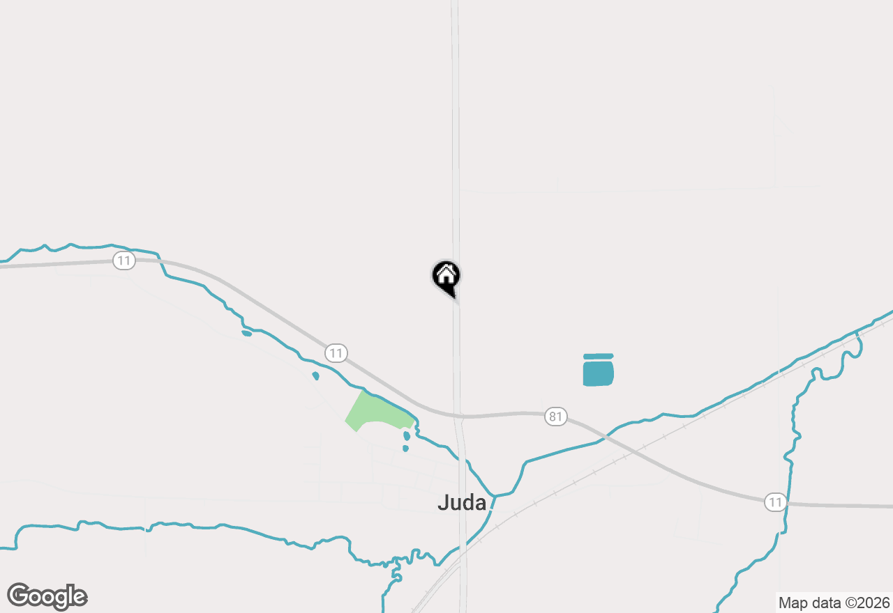 Map of N2559 County Rd S, Juda, WI 53550