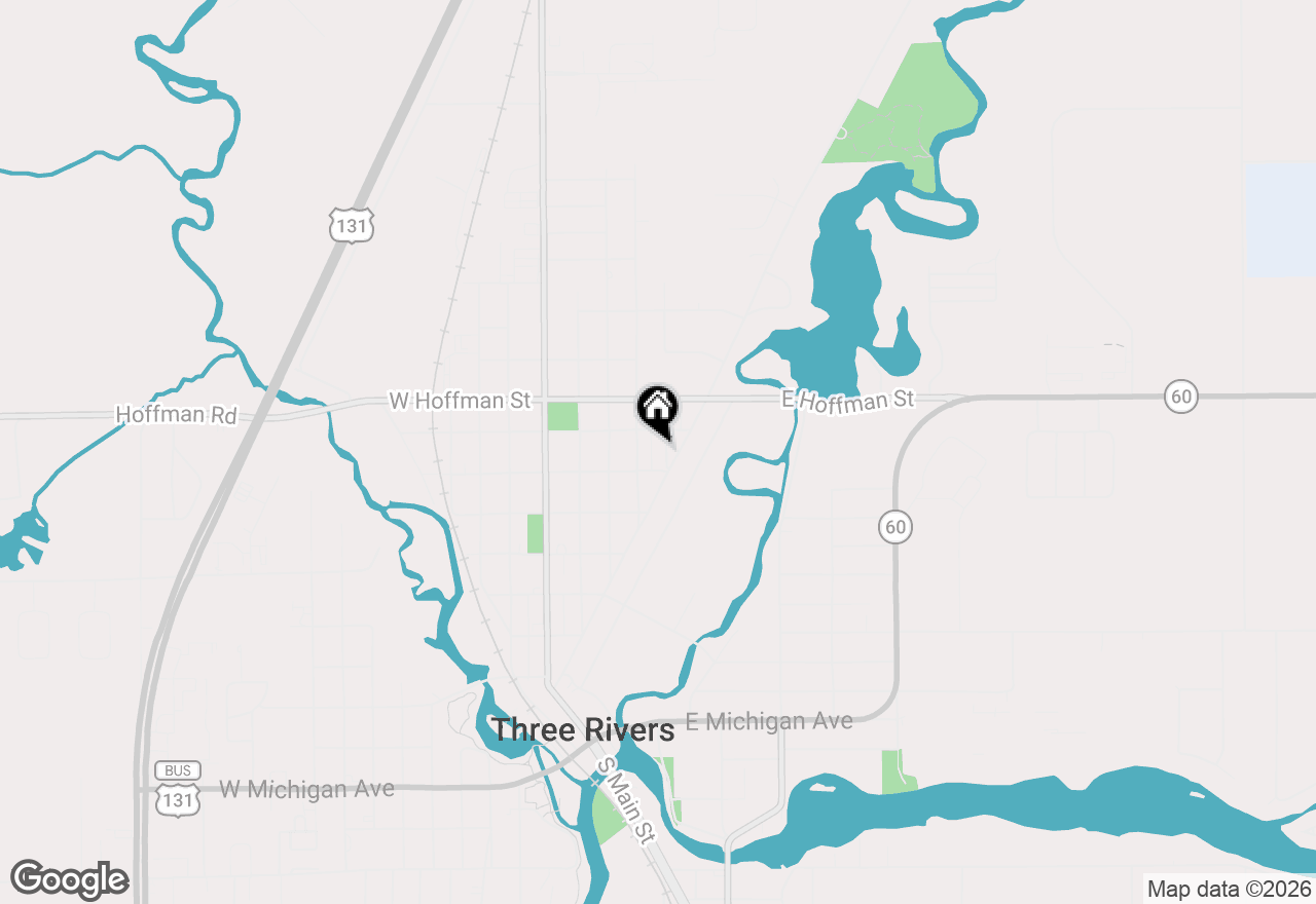 Map of 610 Pine Street, Three Rivers, MI 49093