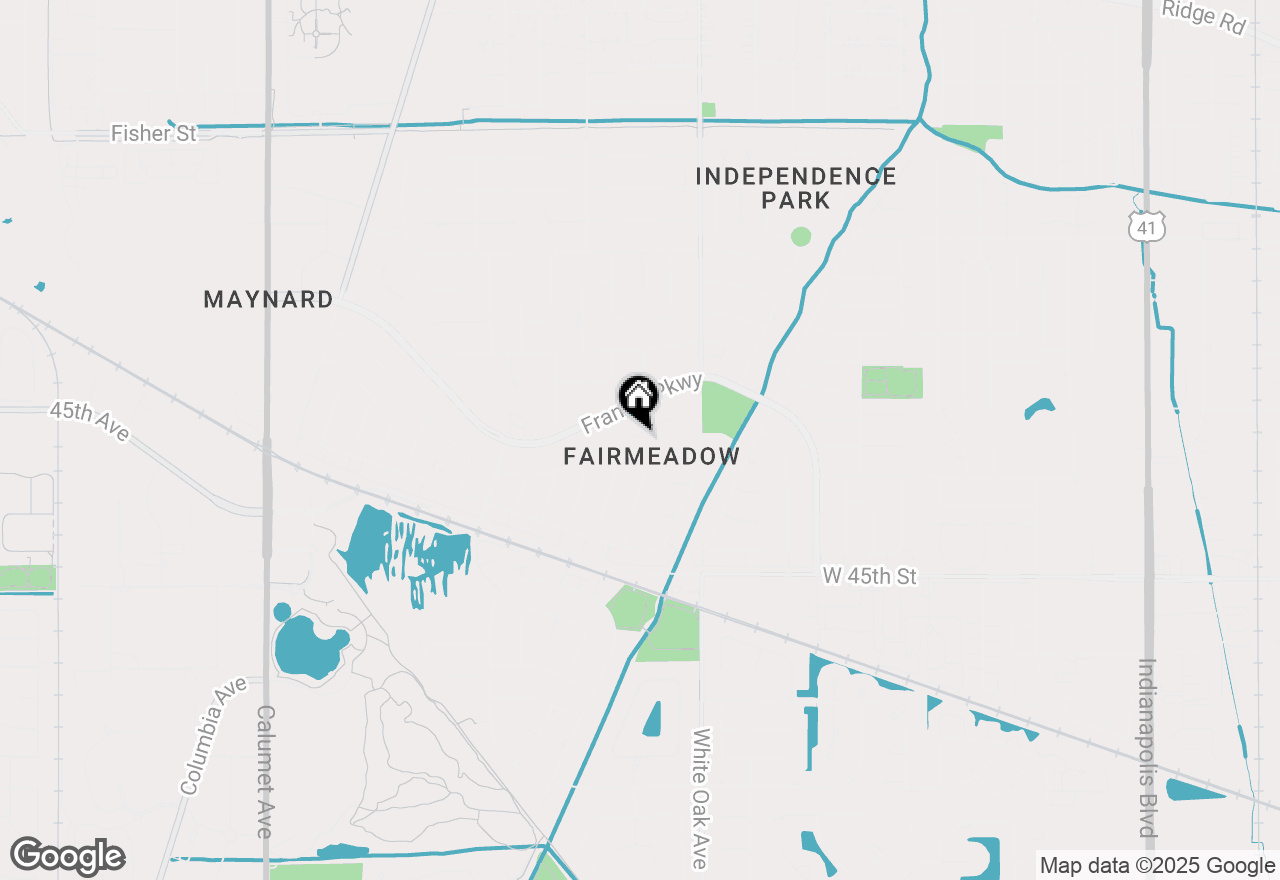 Map of 9439 Walnut Drive, Munster, IN 46321