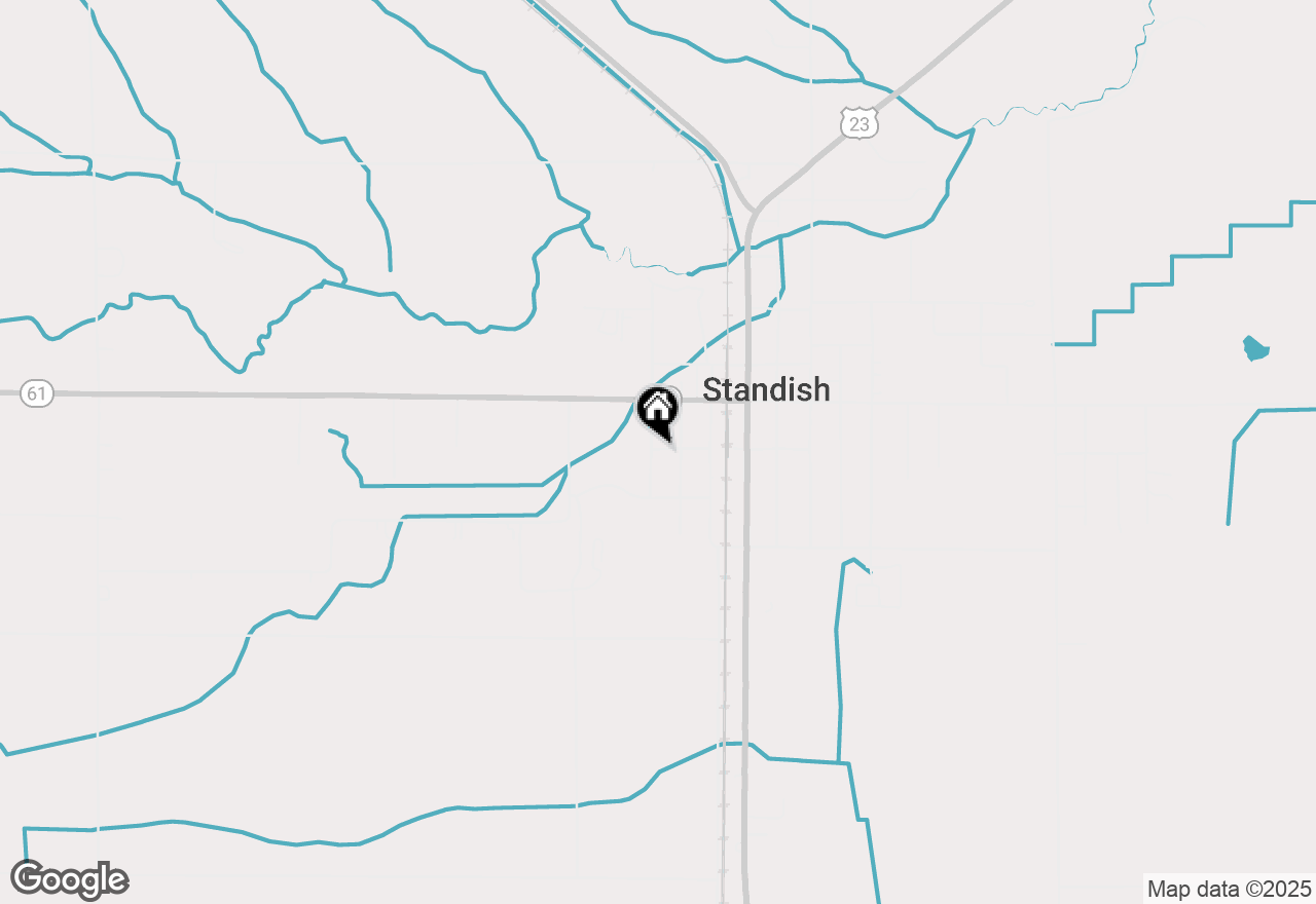 Map of 201 S Court, Standish, MI 48658