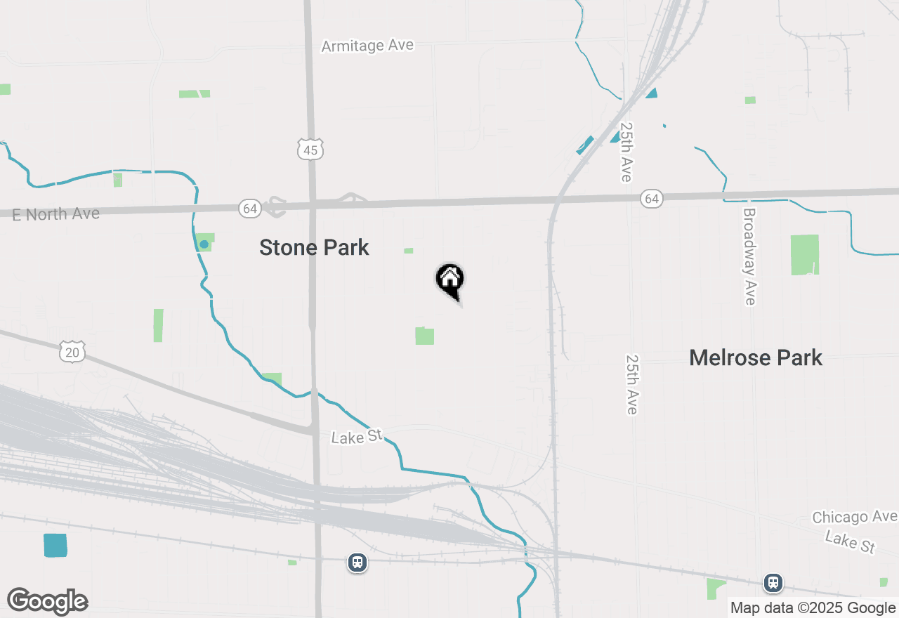 Map of 1620 N 34th Avenue, Melrose Park, IL 60160