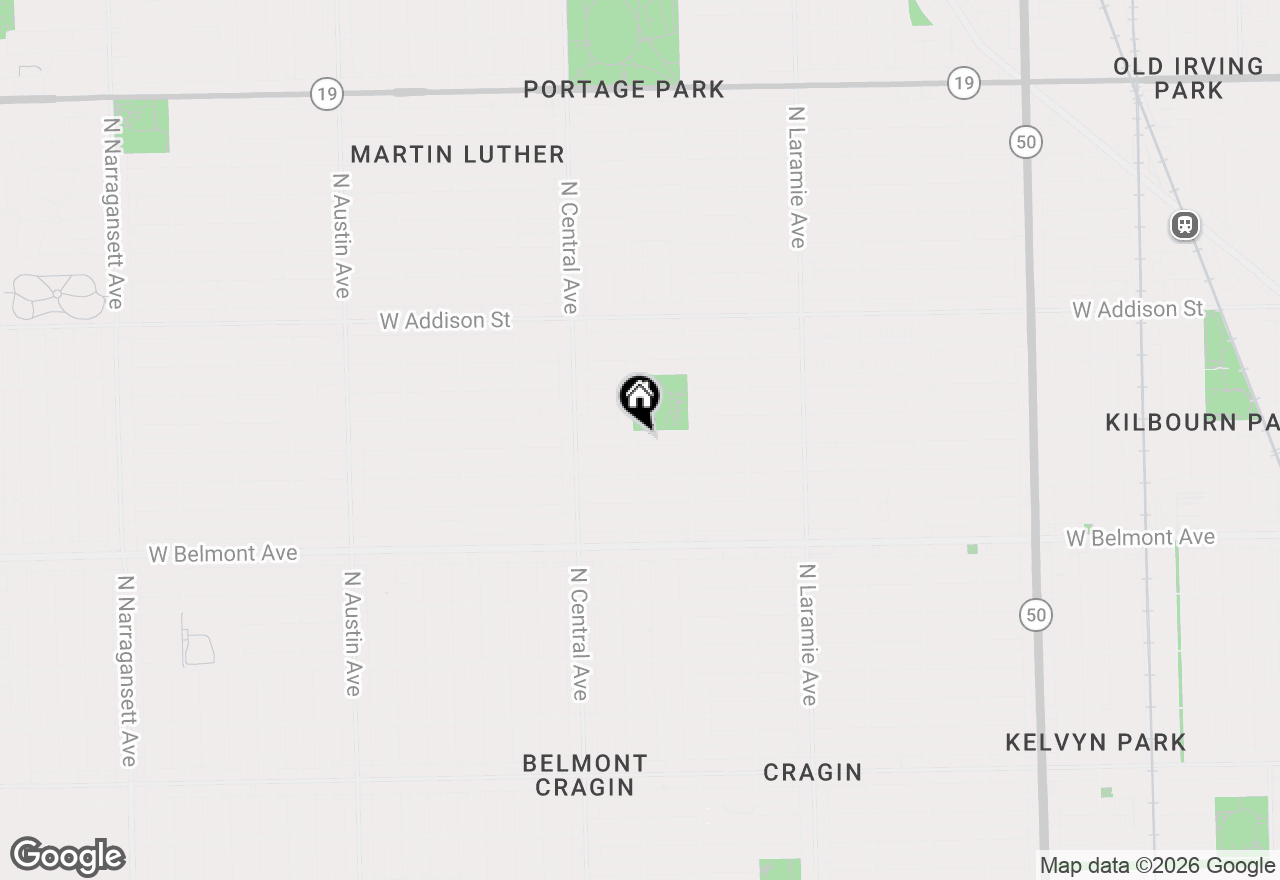 Map of 5455 W Roscoe Street, Chicago, IL 60641