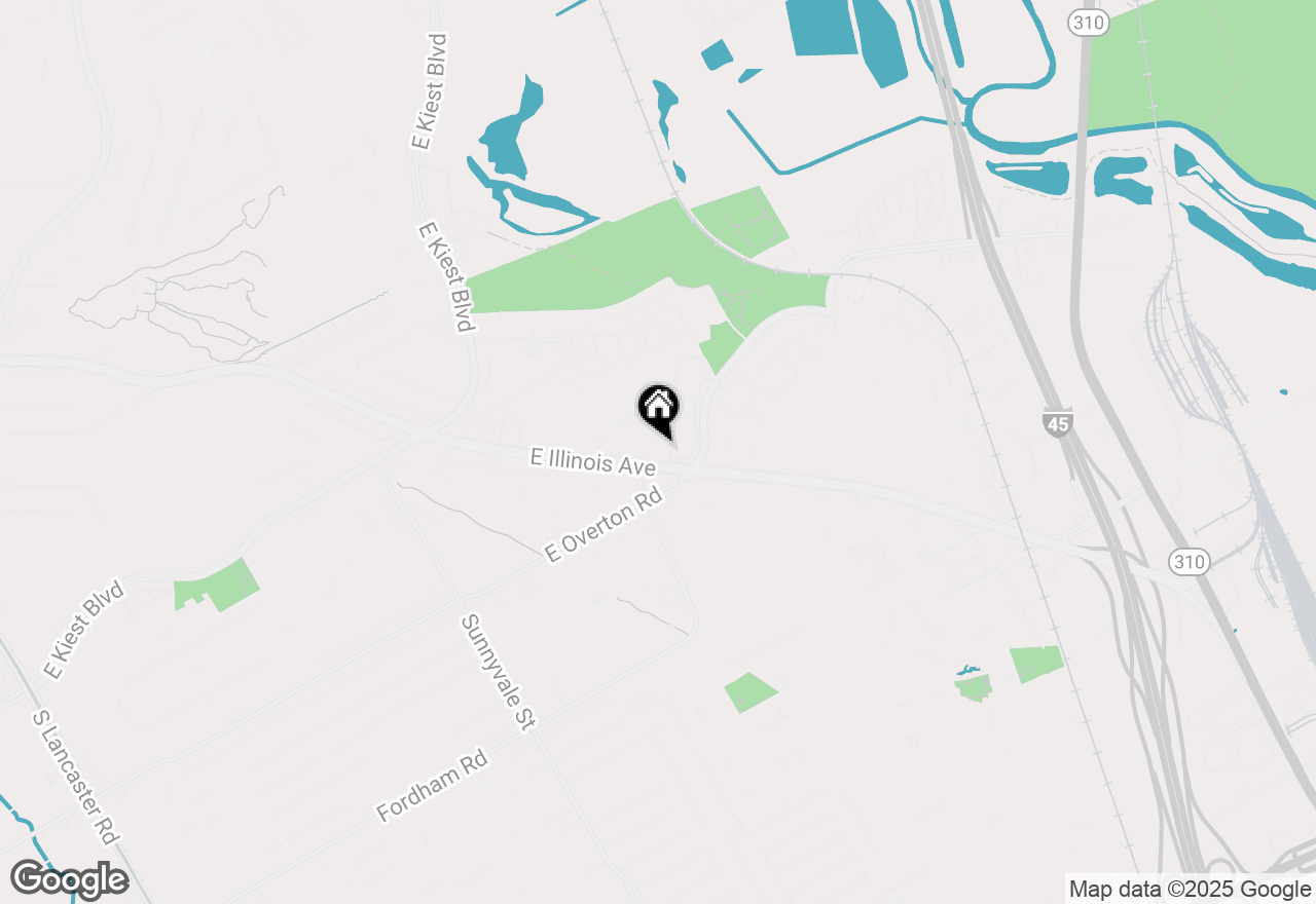 Map of 3303 Southern Oaks Boulevard, Dallas, TX 75216