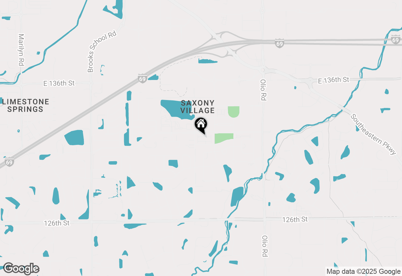 Map of 13288 E Lieder Way, Fishers, IN 46037