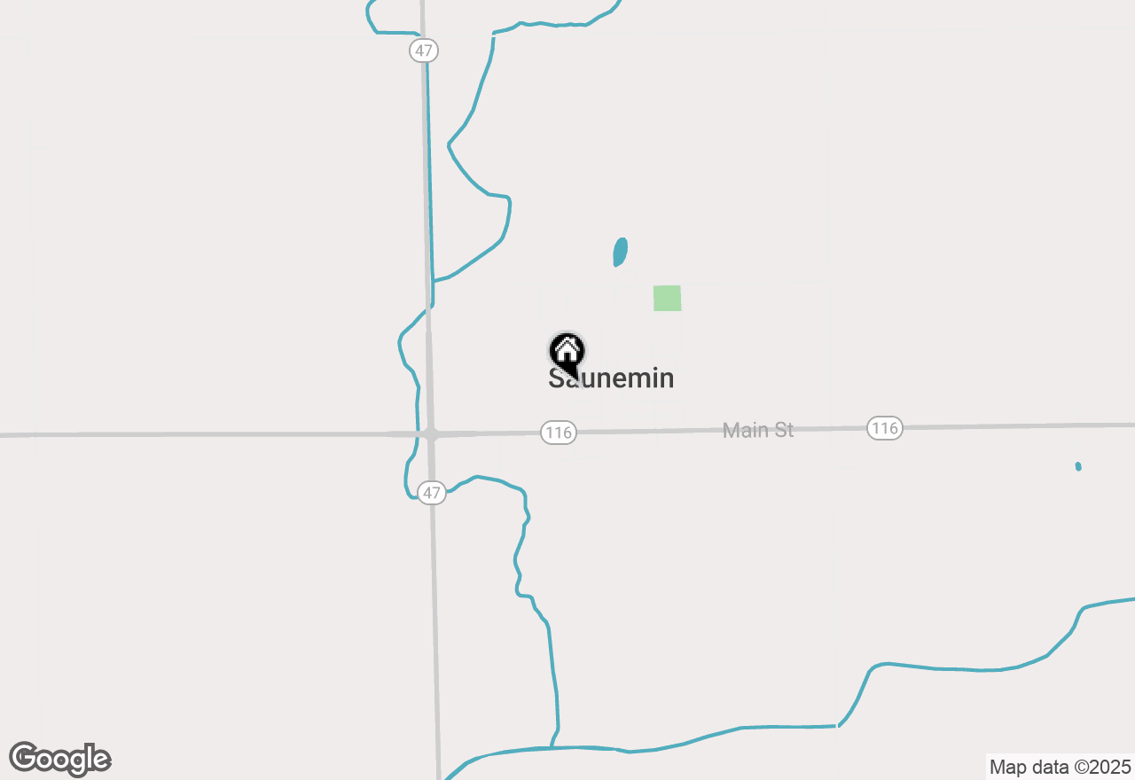 Map of 34 Bramley Street, Saunemin, IL 61769