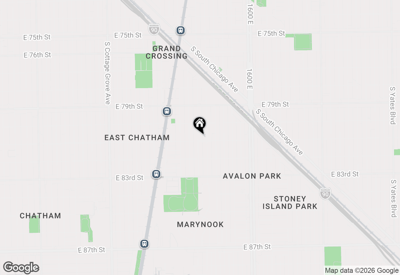 Map of 8049 S Kimbark Avenue, Chicago, IL 60619