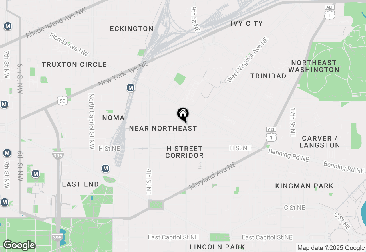 Map of 718 K Street Ne, Washington, DC 20002