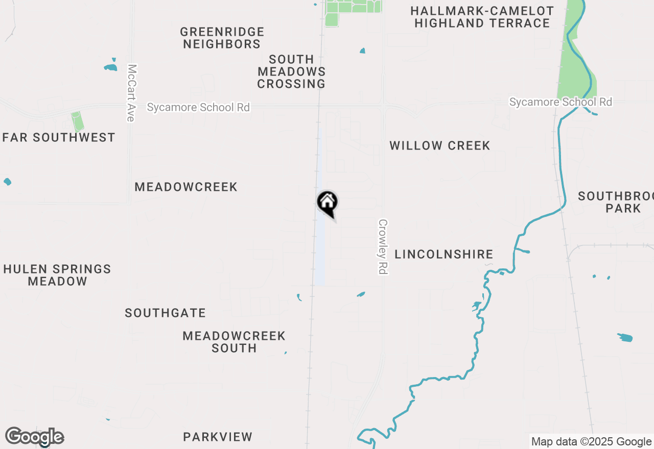 Map of 8716 Flying Ranch Road, Fort Worth, TX 76134