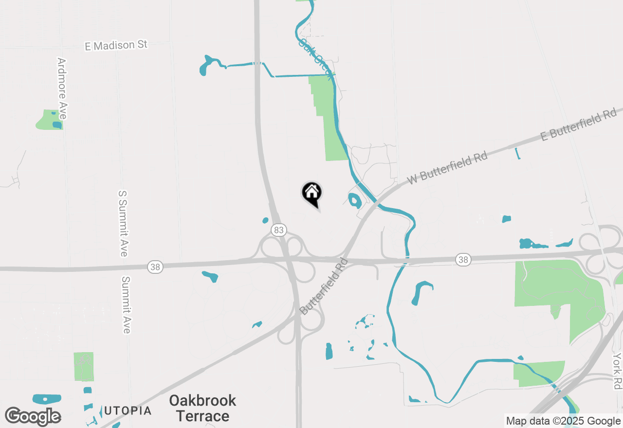 Map of 473 W Verret Street, Elmhurst, IL 60126