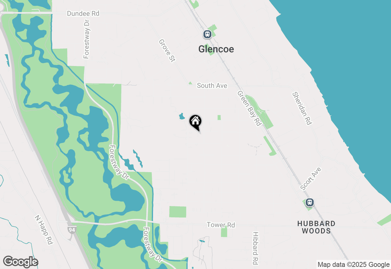 Map of 528 Madison Avenue, Glencoe, IL 60022