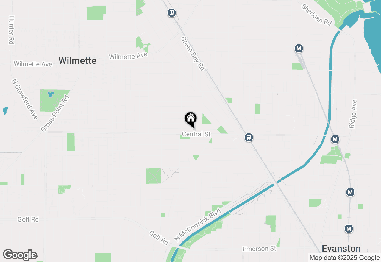 Map of 2333 Central Street #305, Evanston, IL 60201