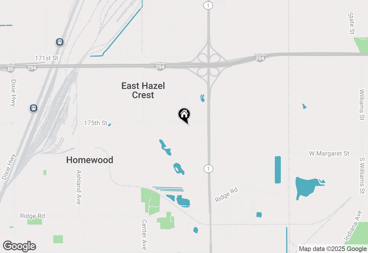 Map of 935 175th Street #300, Homewood, IL 60430