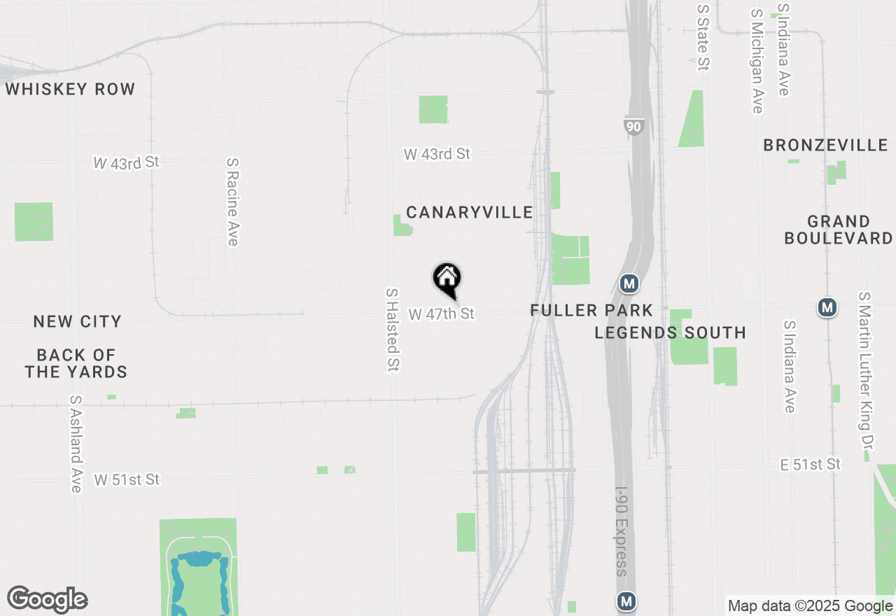 Map of 636 W 47th Street #1, Chicago, IL 60609