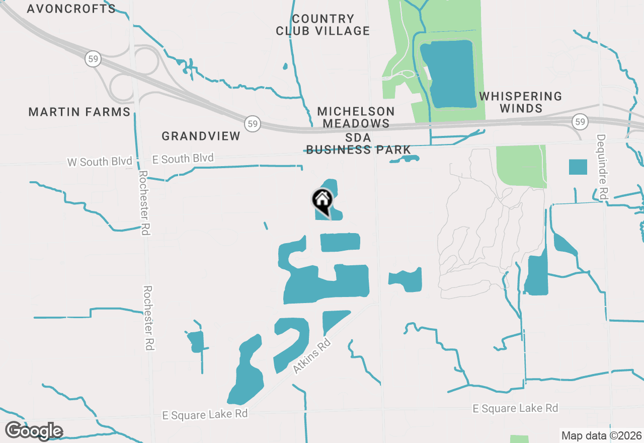 Map of 1839 Smallbrook Drive, Troy, MI 48085