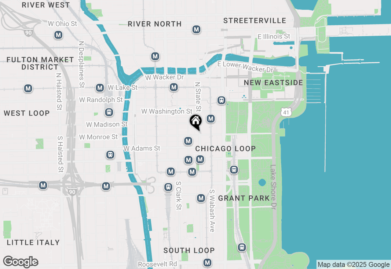 Map of 8 W Monroe Street #1907, Chicago, IL 60603