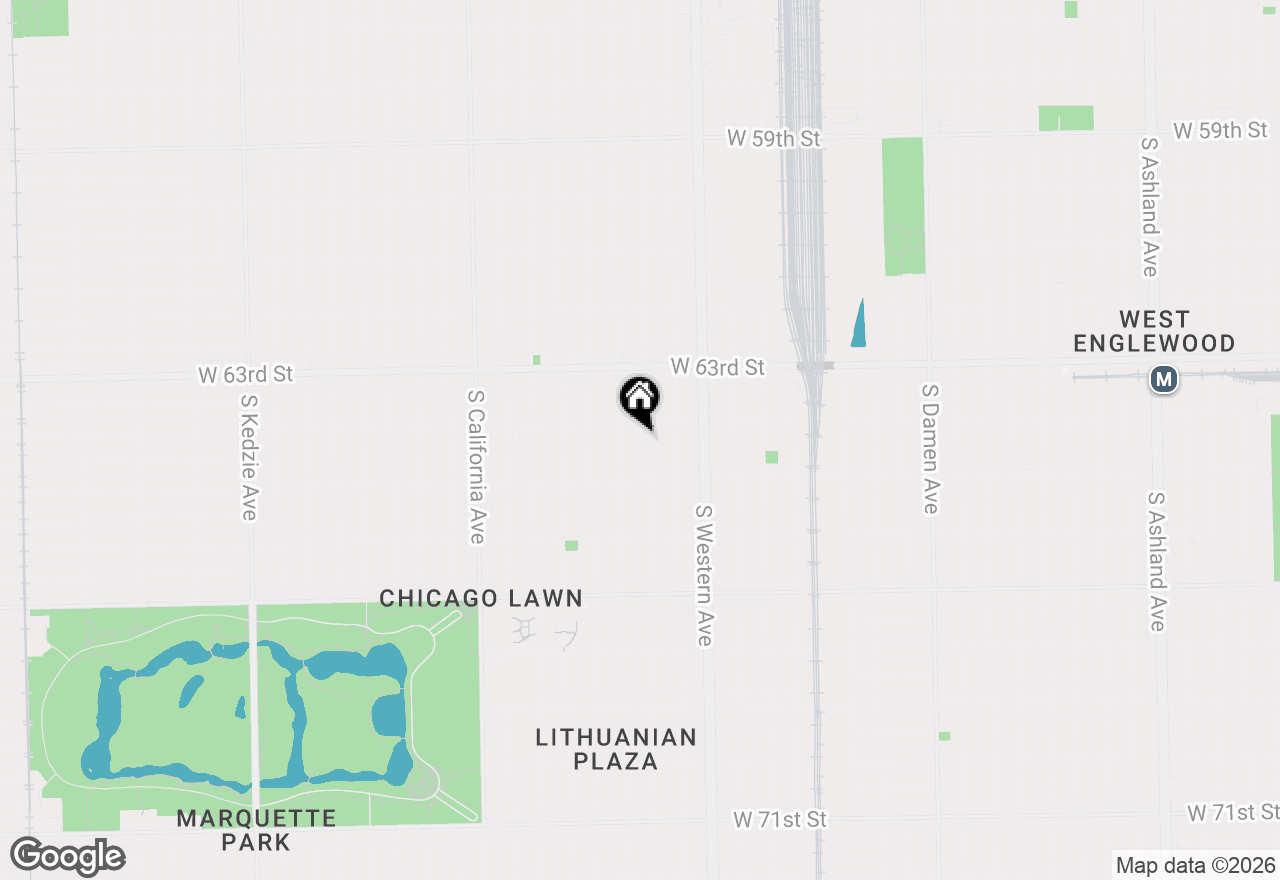 Map of 6416 S Campbell Avenue, Chicago, IL 60629