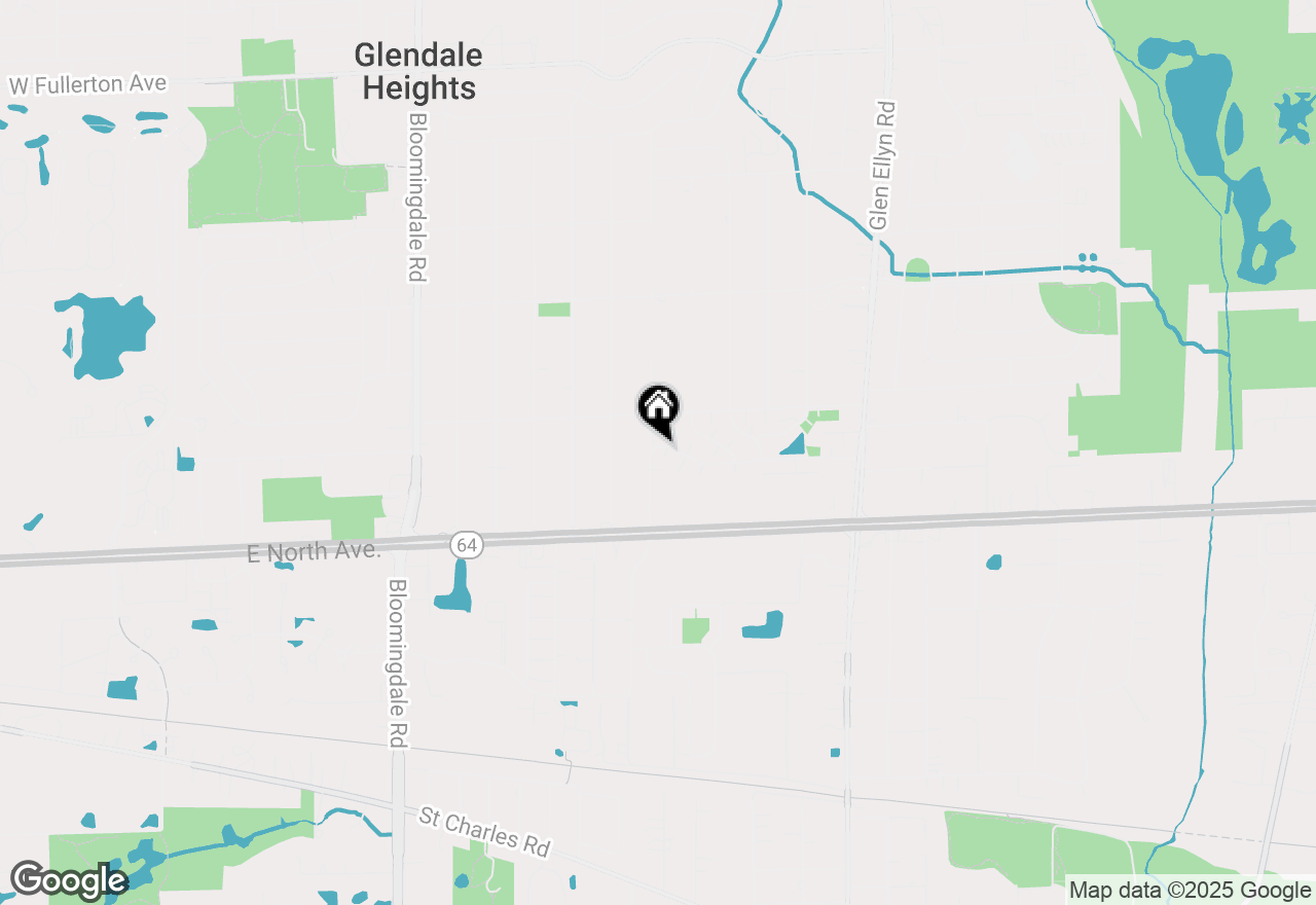 Map of 407 James Court #B, Glendale Heights, IL 60139