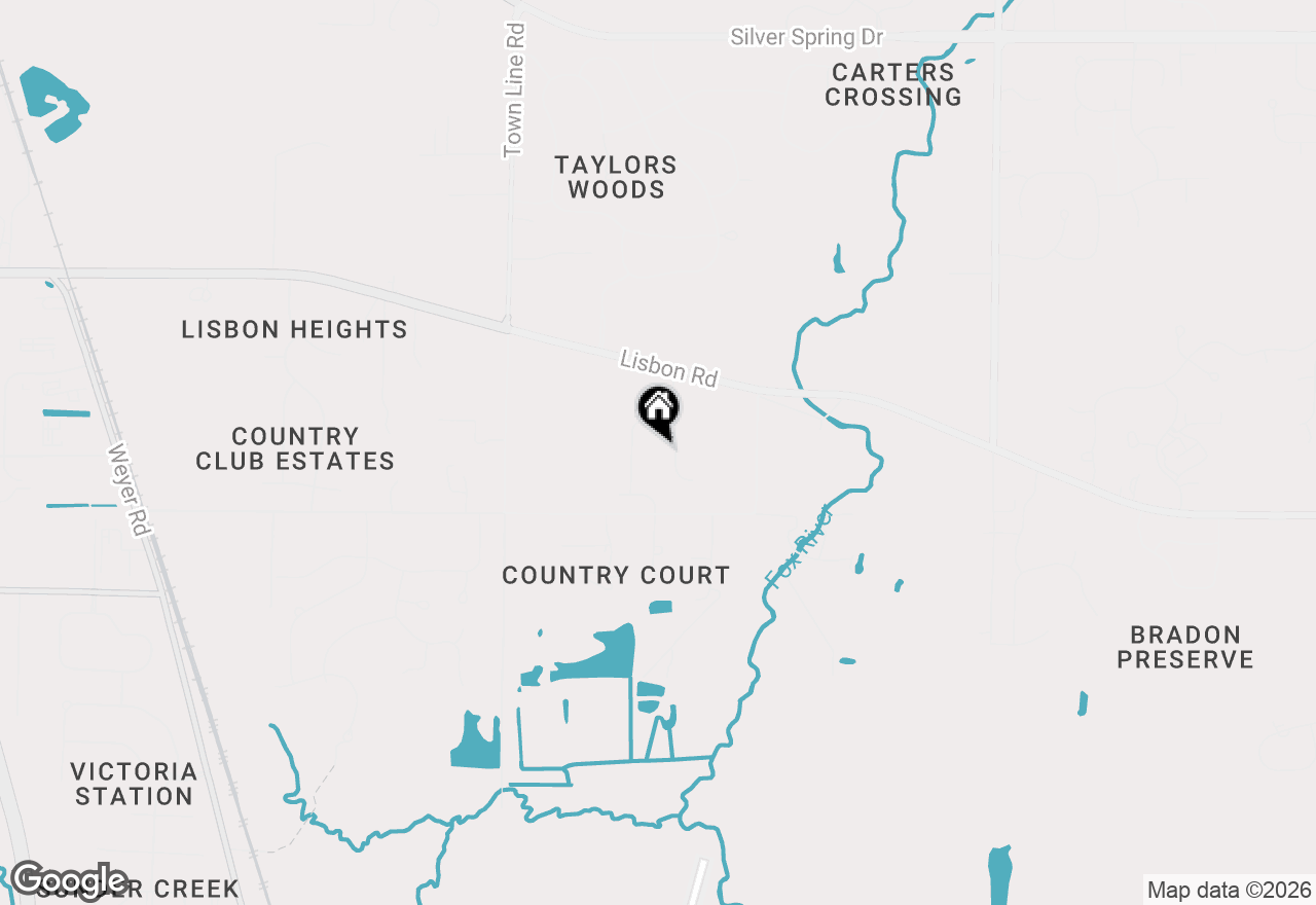 Map of W214N4885 Casey Ct, Menomonee Falls, WI 53051