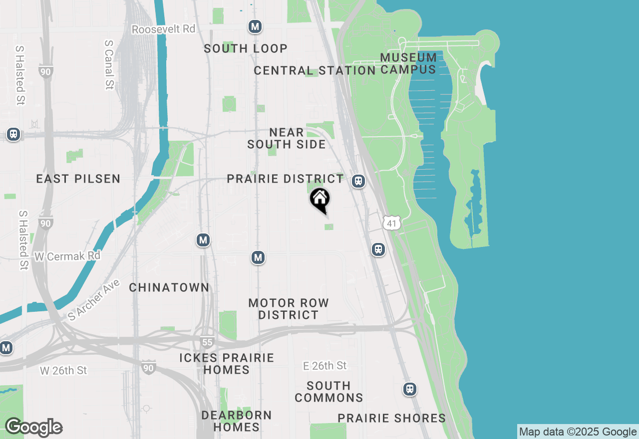 Map of 2008 S Prairie Avenue, Chicago, IL 60616