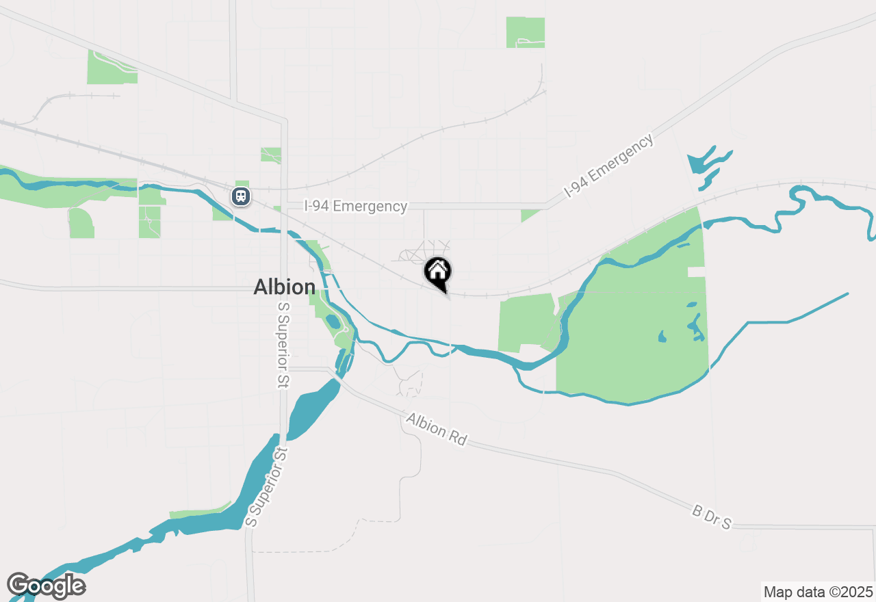 Map of 704 E Erie Street, Albion, MI 49224