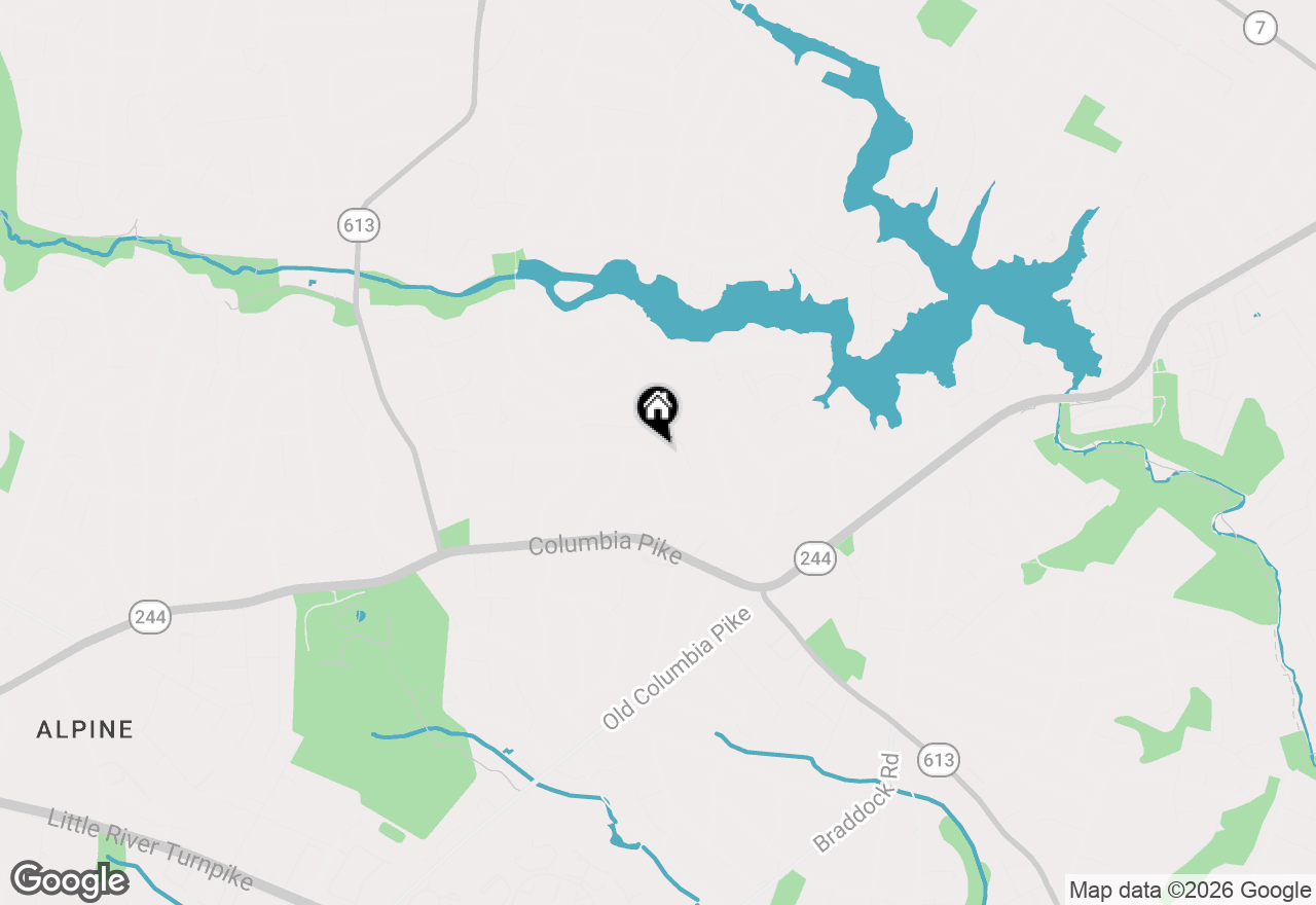 Map of 6466 Oakwood Drive, Falls Church, VA 22041