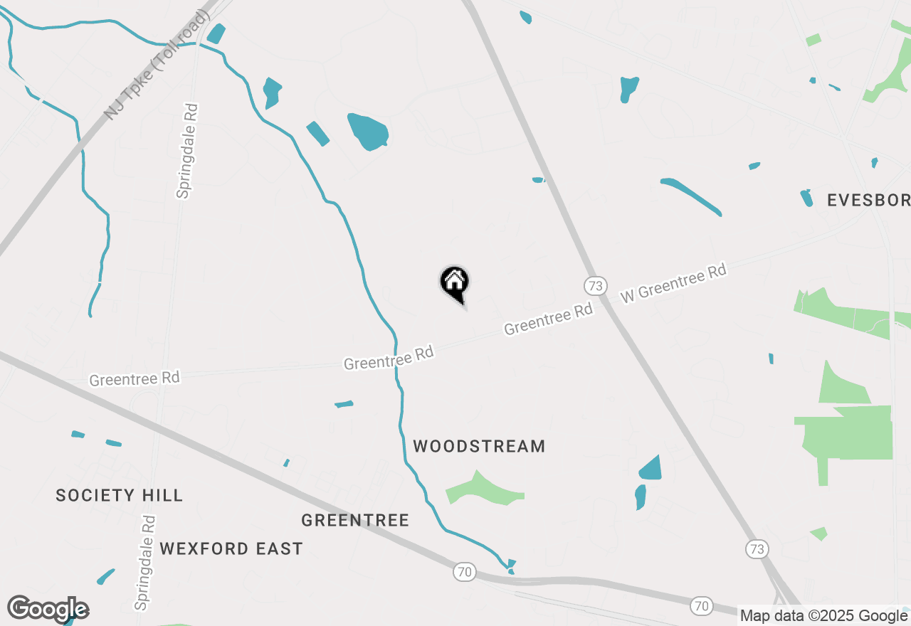 Map of 18 Charter Oak Lane, Marlton, NJ 08053