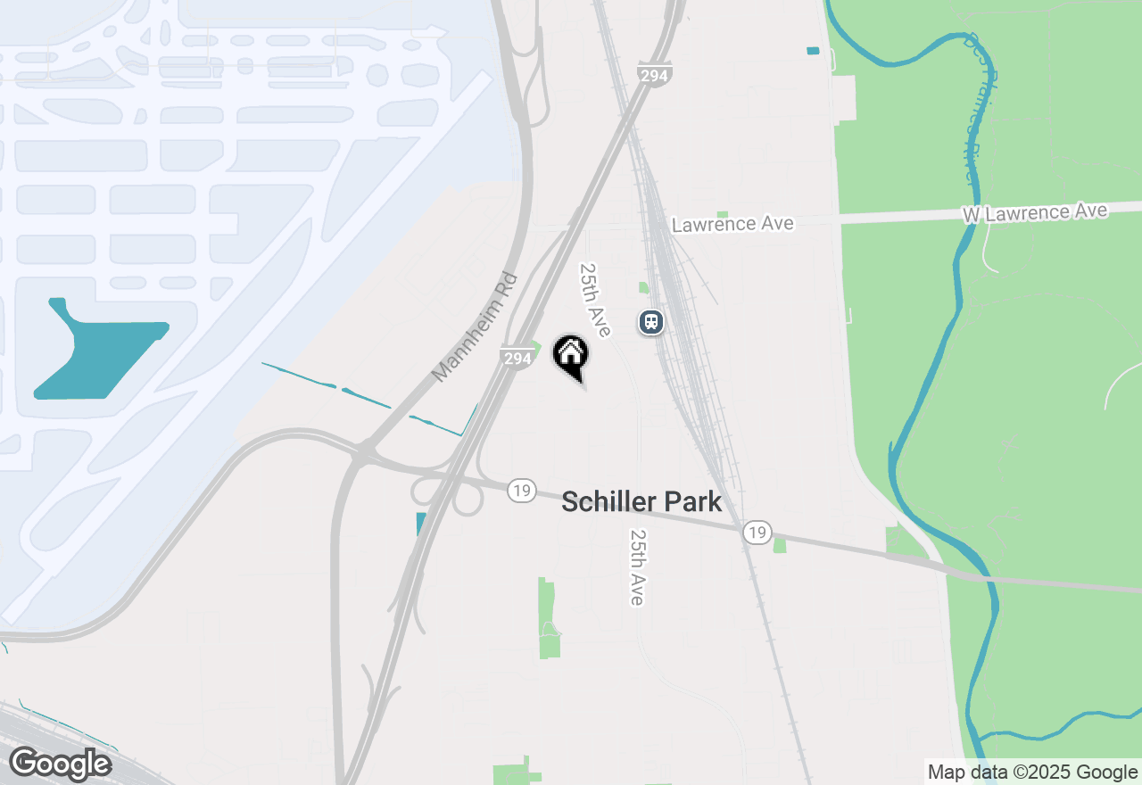 Map of (Address confidential), Schiller Park, Illinois 60176