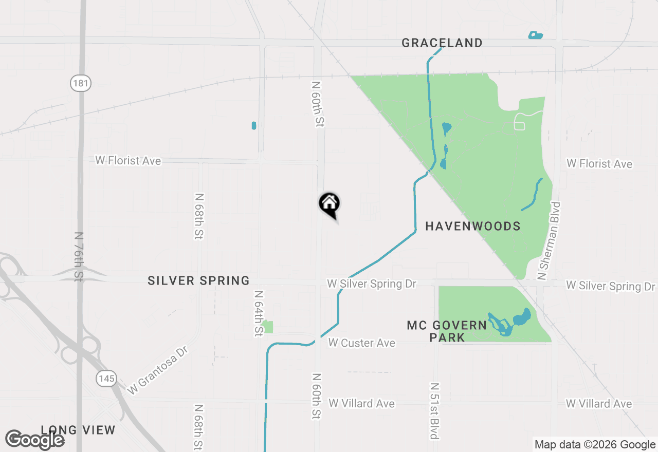 Map of 5808 W Carmen Ave, Milwaukee, WI 53218