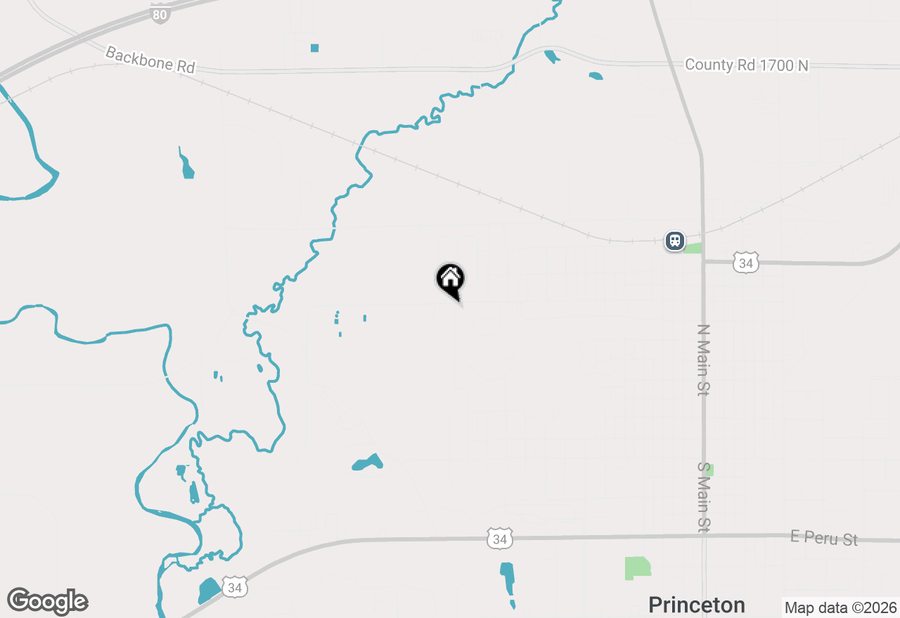 Map of 732 N Linn Street, Princeton, IL 61356